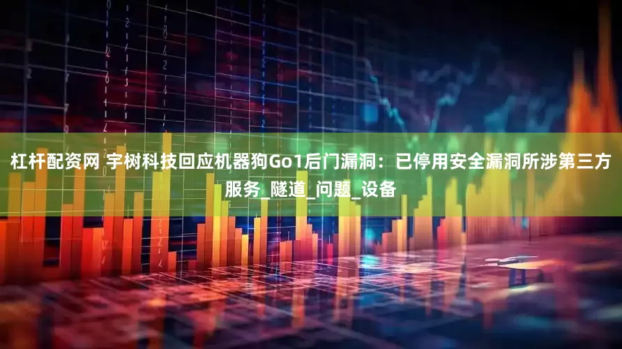 杠杆配资网 宇树科技回应机器狗Go1后门漏洞：已停用安全漏洞所涉第三方服务_隧道_问题_设备